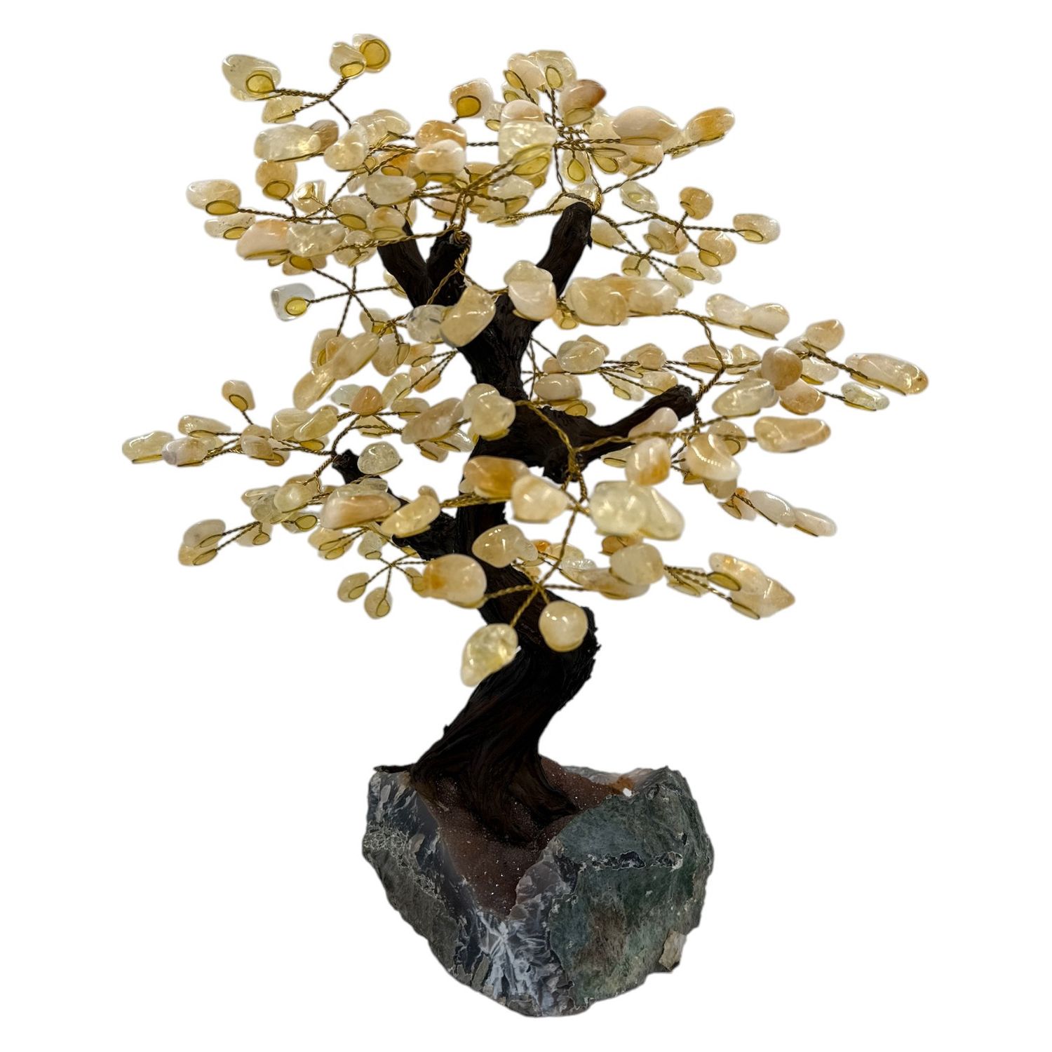 Gebrande amethist bonsai edelstenenboompje ca. 40 cm