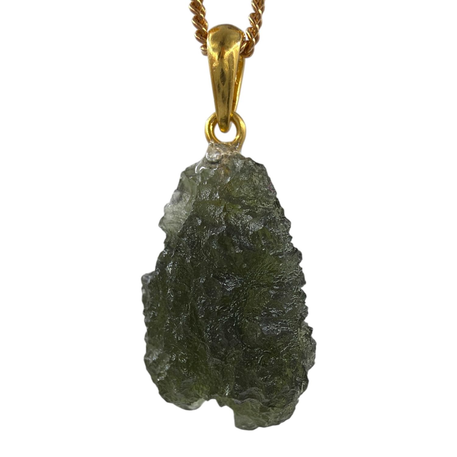 Moldaviet hanger verguld 2.89 gram