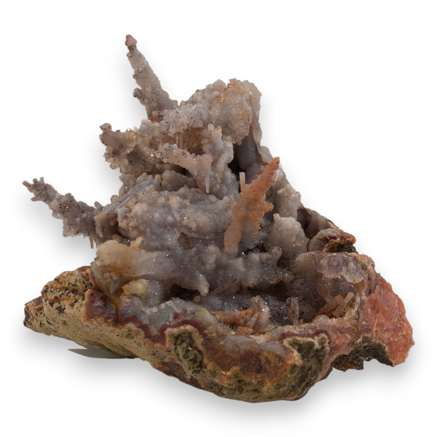 Roze/rode chalcedoon - 114 gram