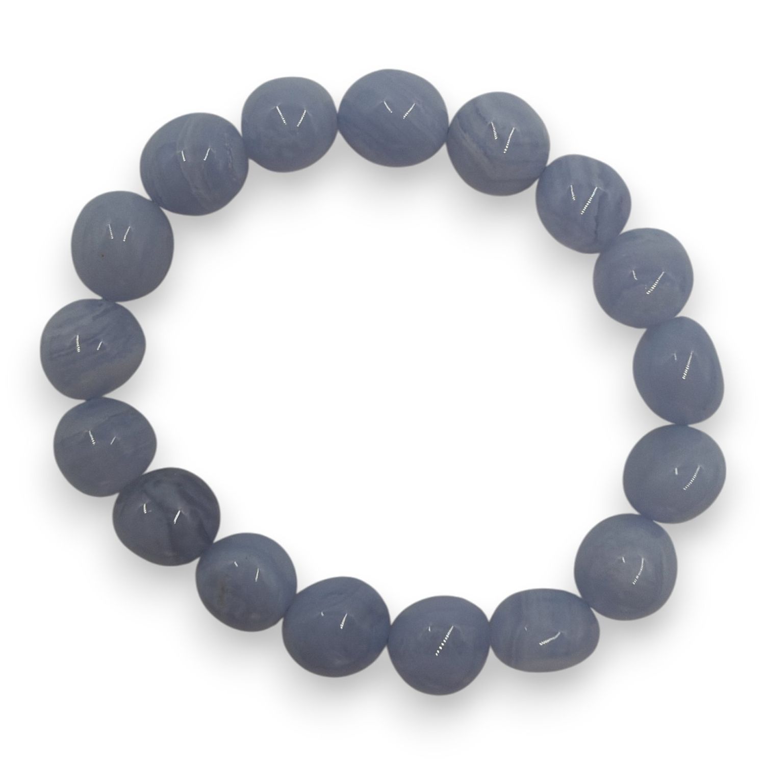 Blue lace agaat armband 8x12mm