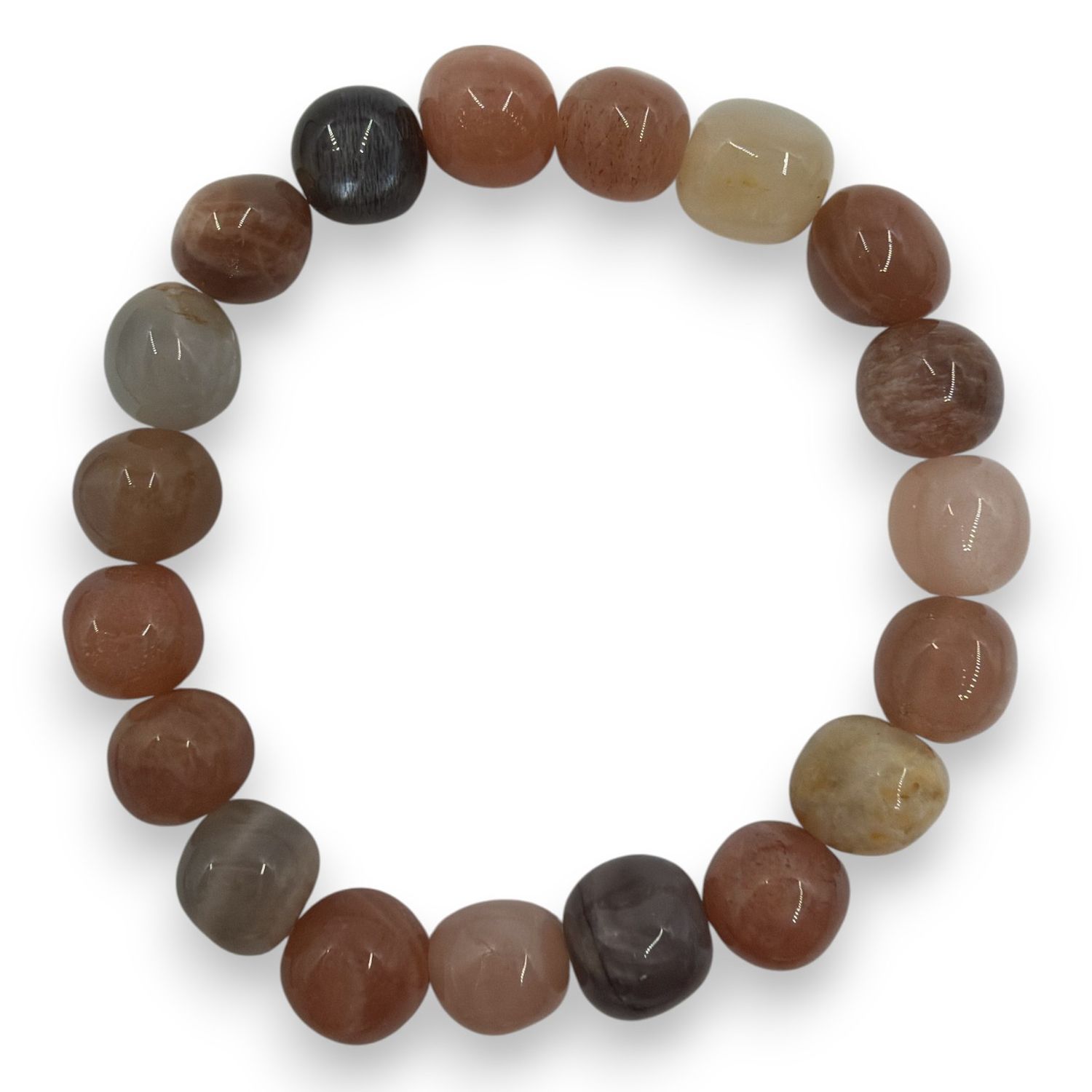 Maansteen armband 8x12mm