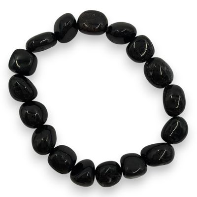 Zwarte toermalijn armband 8x12mm