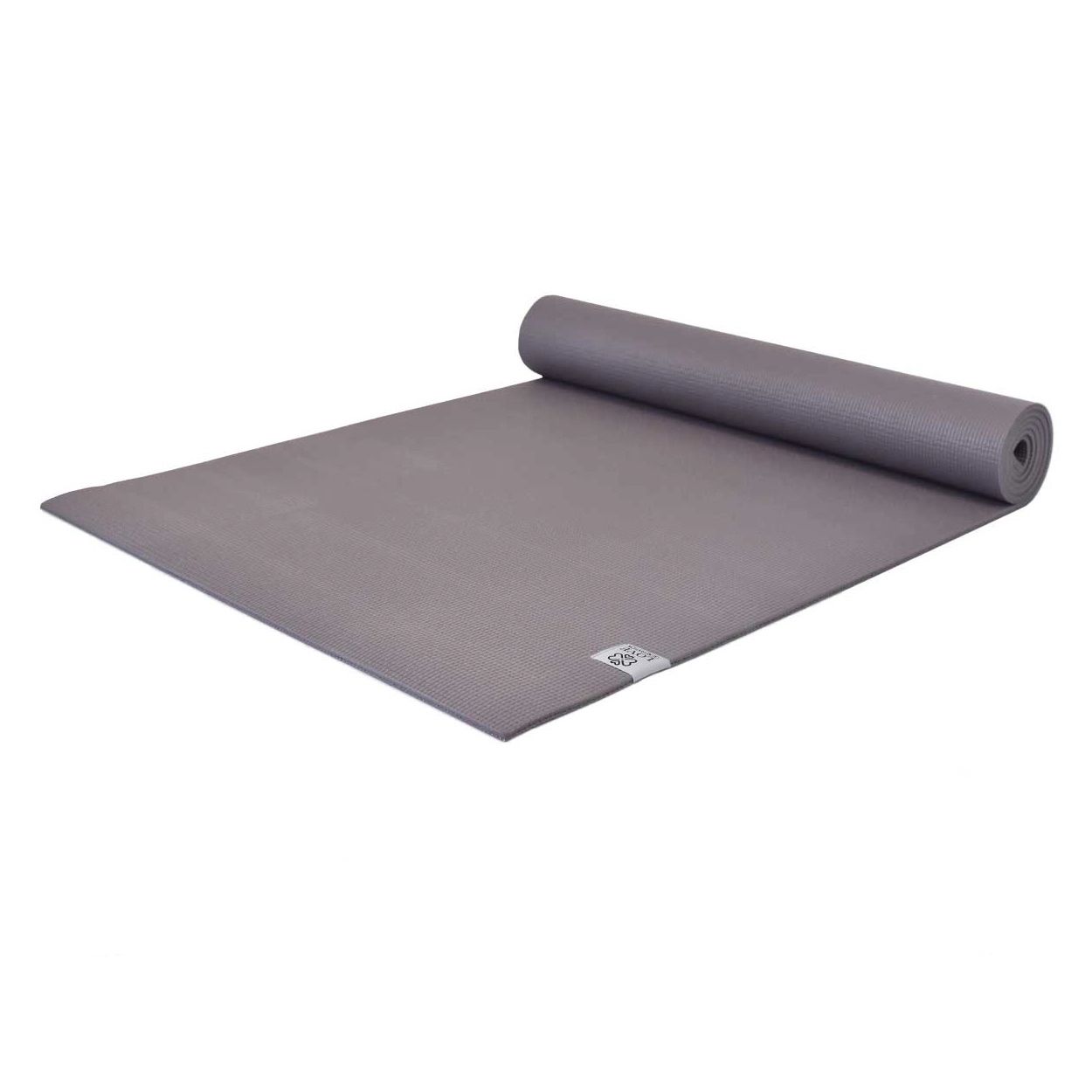 Yogamat extra dik 6 mm antislip – taupe grijs