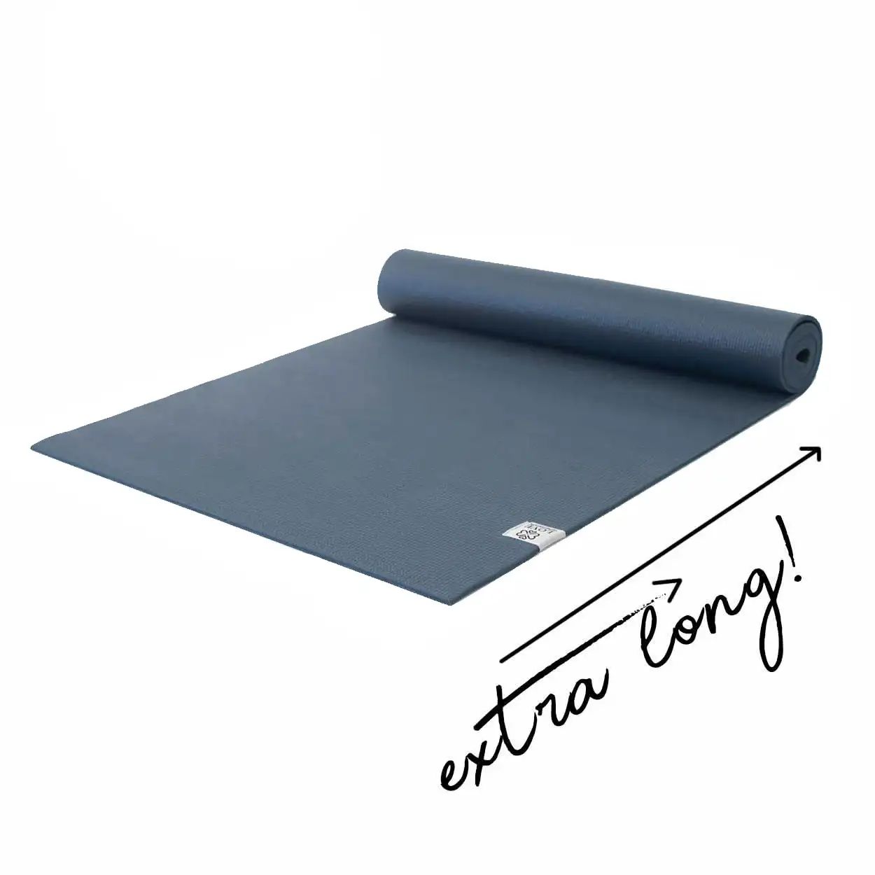 Extra Lange Yogamat – 200 cm – Antislip – Donkerblauw