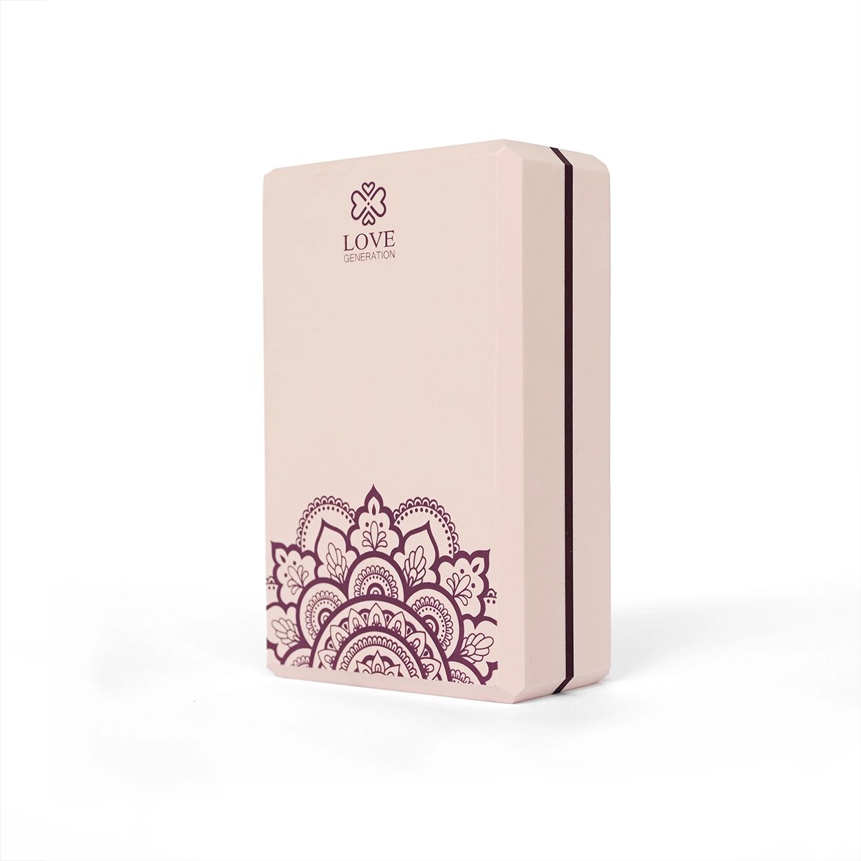 Yogablok – EVA Foam – Mandala Precious Pink