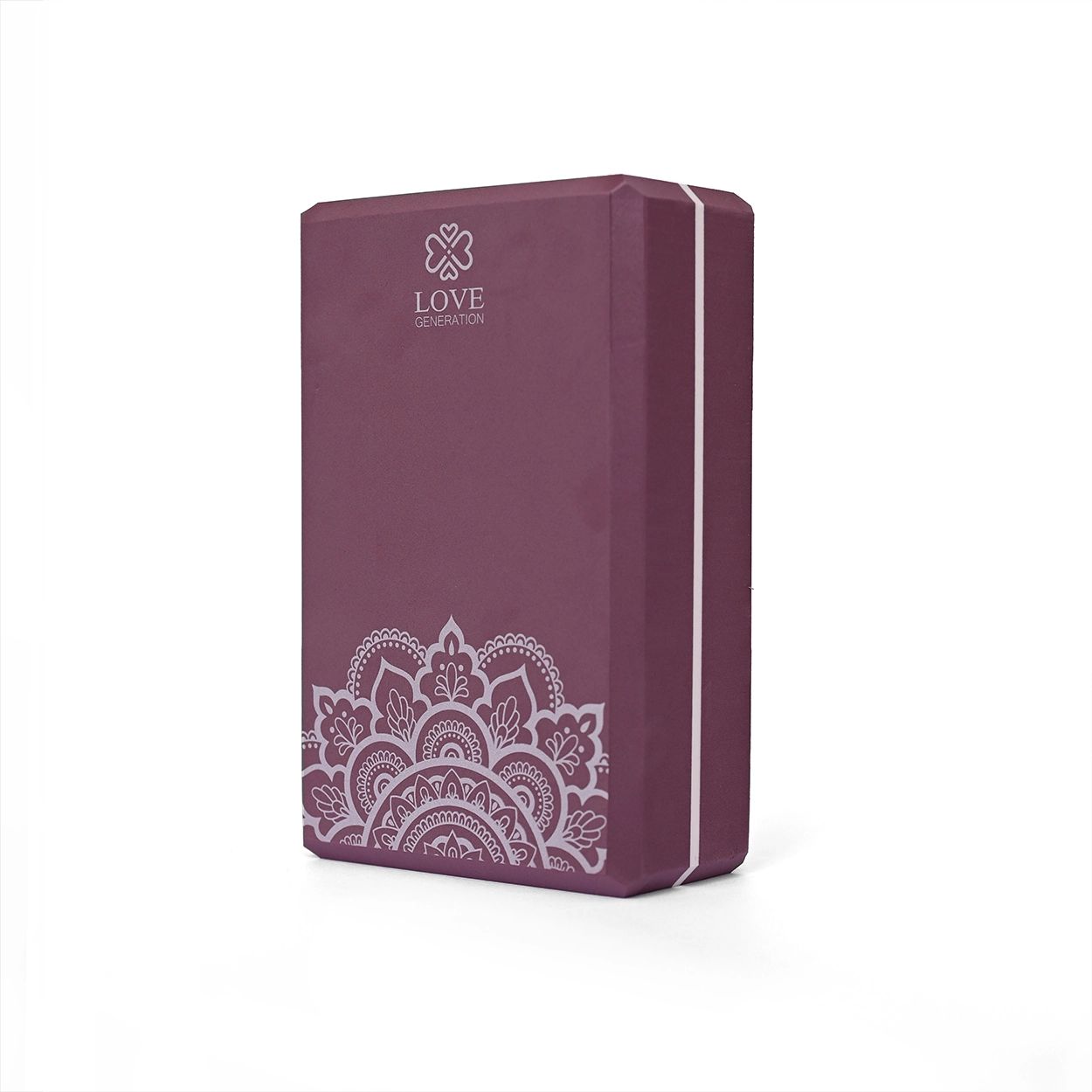 Yogablok – EVA Foam – Mandala Peaceful Purple