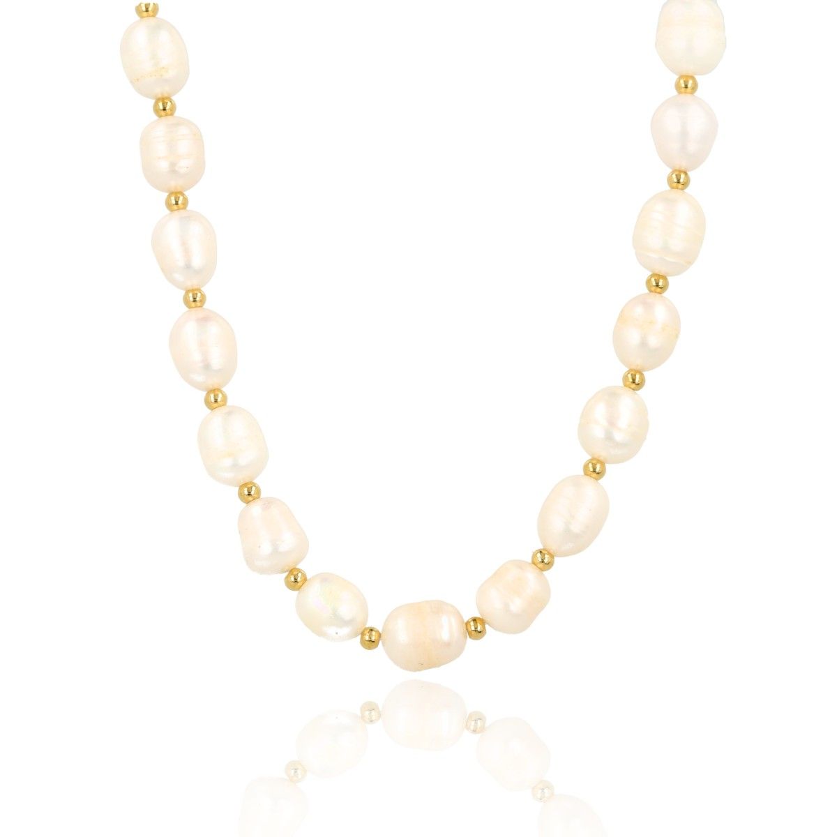 Bold Ketting met Zoetwater Parels