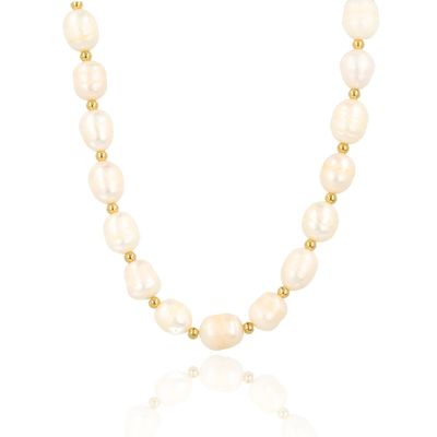 Bold Ketting met Zoetwater Parels
