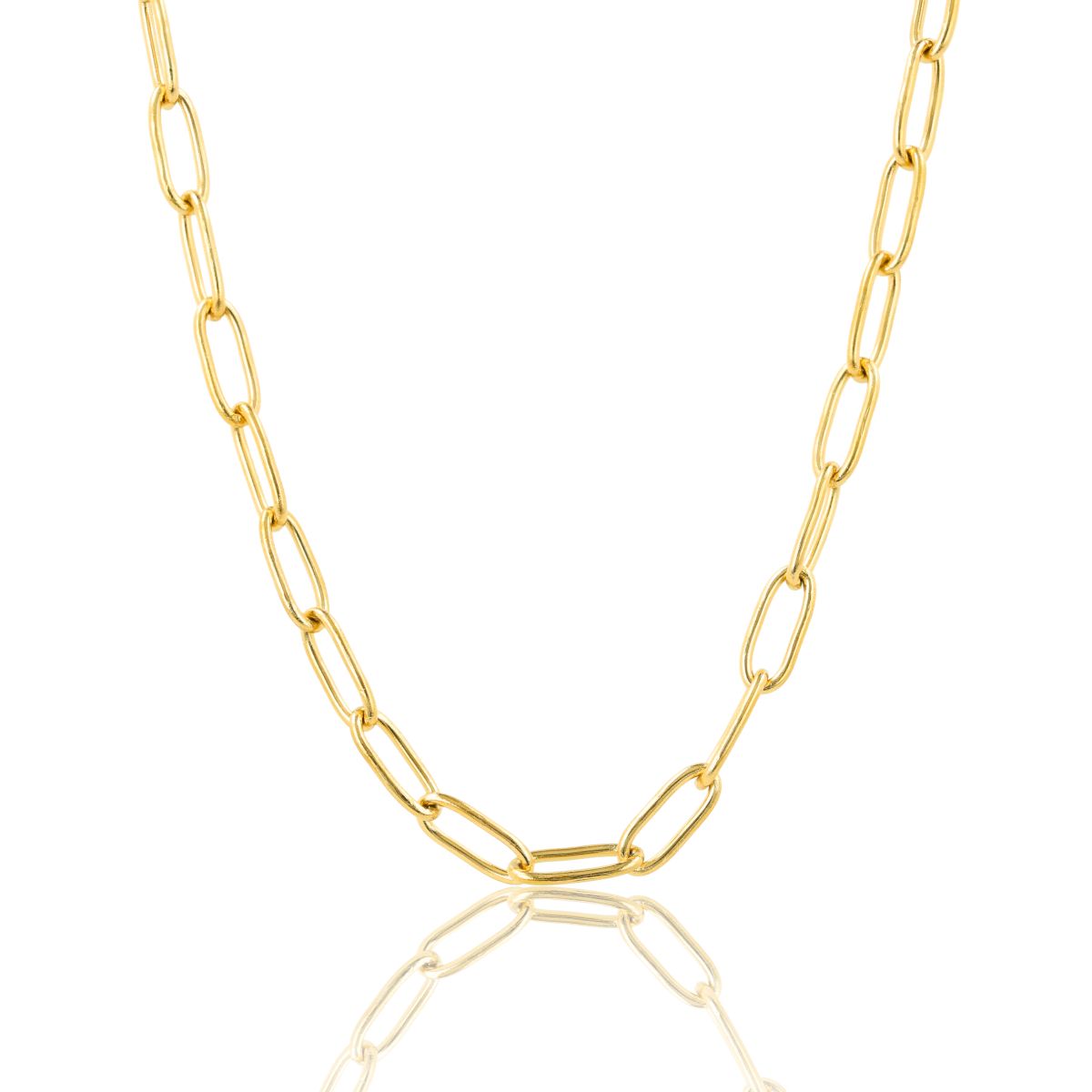 Fijne Schakelketting met Ovale Schakels