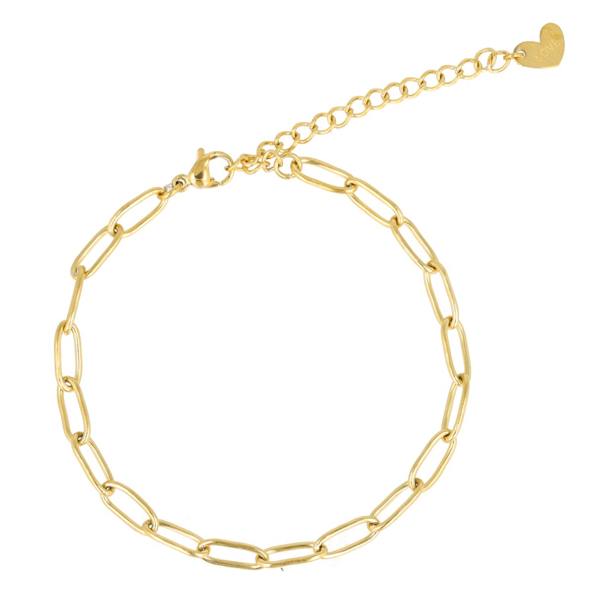 Fijne Schakelarmband met Ovale Schakels
