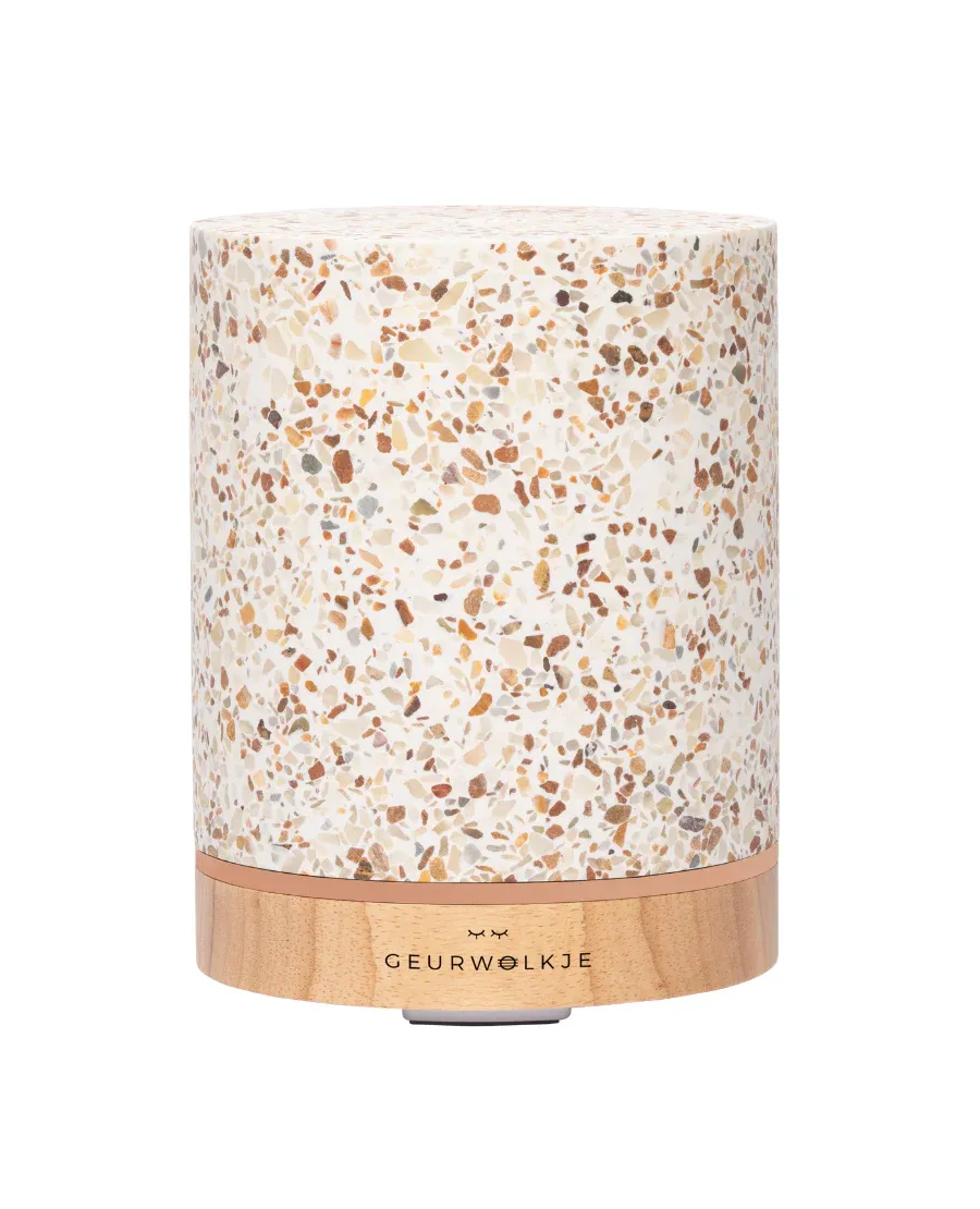 Diffuser Living Green- Geurwolkje® Aroma Diffuser - Terrazzo Ovaal - 200 ml