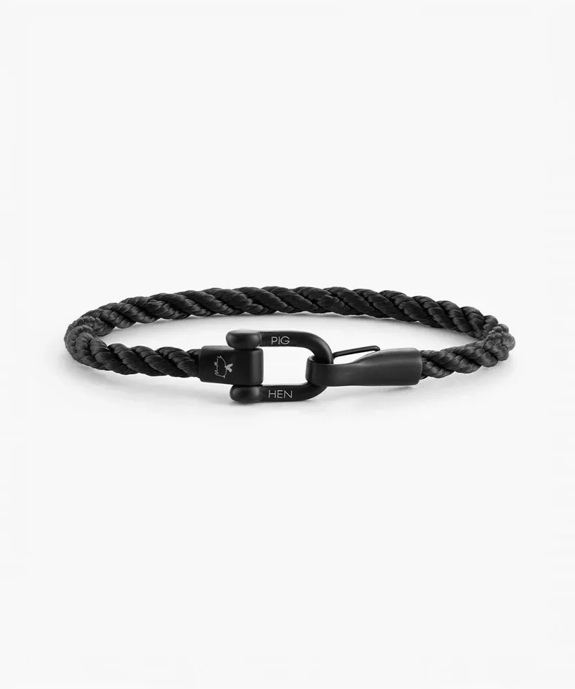Pig &amp; Hen - Armbandobster Larry Black, Maat: Maat S (16cm)