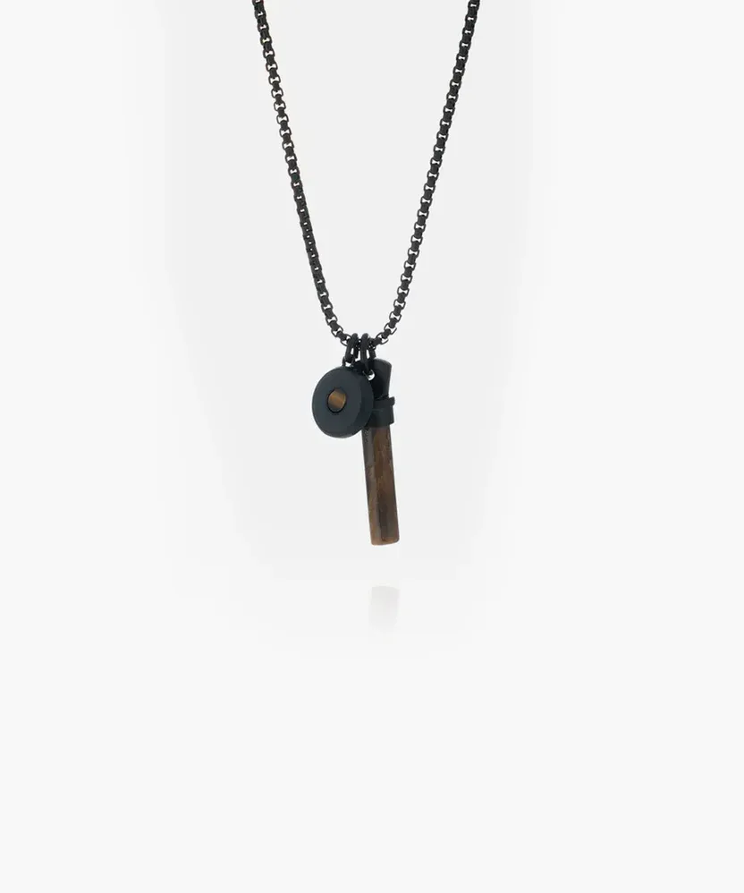 Pig &amp; Hen - Brontide Eye Necklace Tiger Eye - 60cm