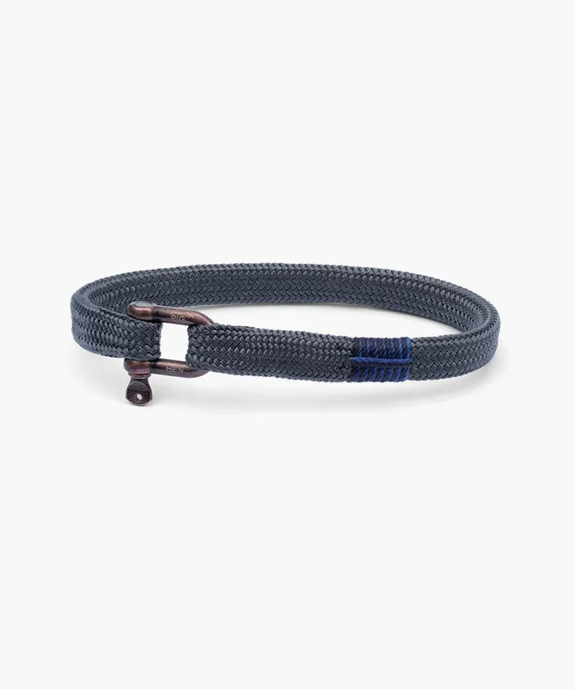 Pig &amp; Hen - Armband - Vicious Viklate Gray | Bronze, Maat: Maat S (16cm)