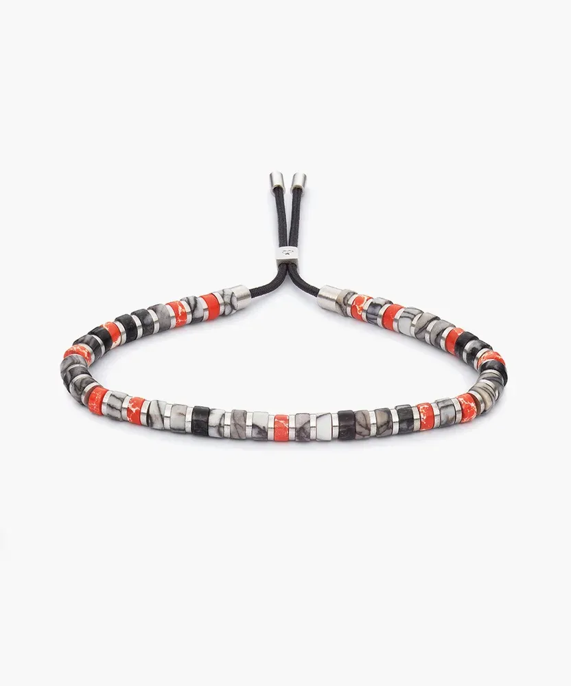 Pig &amp; Hen - Armband - Brontide 4mm Adjustable Lillehammer | Silver, Maat: Maat S (15-17cm)