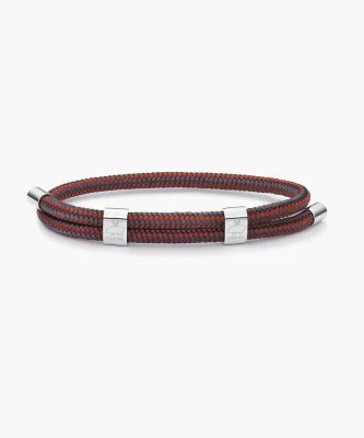 Pig &amp; Hen - Armbandittle Lewis DBL Ged | Gray | Silver