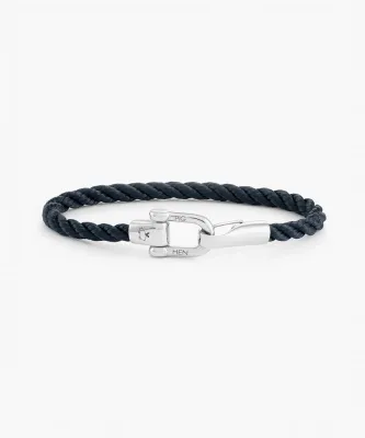 Pig &amp; Hen - Armband - Lobster Larry Navy | Silver