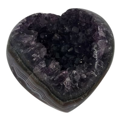Amethist hart uit Uruguay - 596 gram