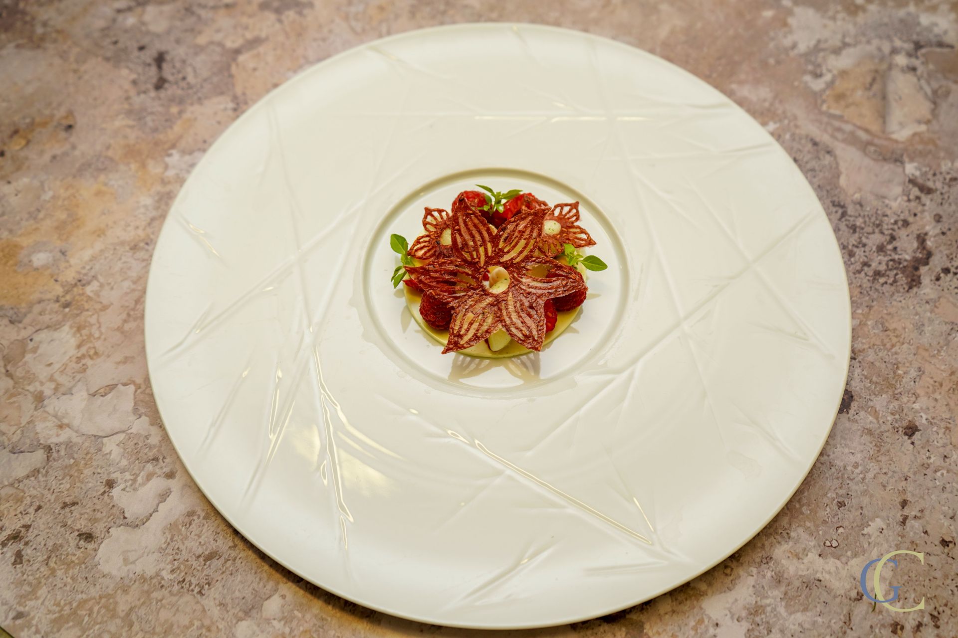 Framboise, basilic, citron vert