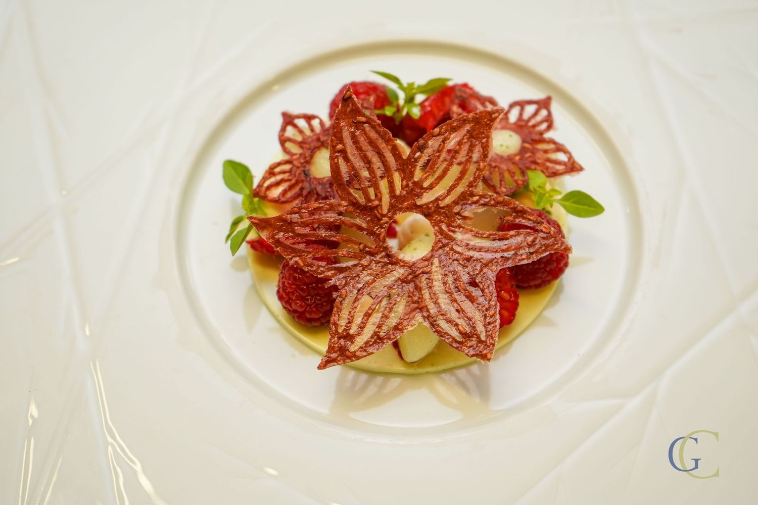 Framboise, basilic, citron vert