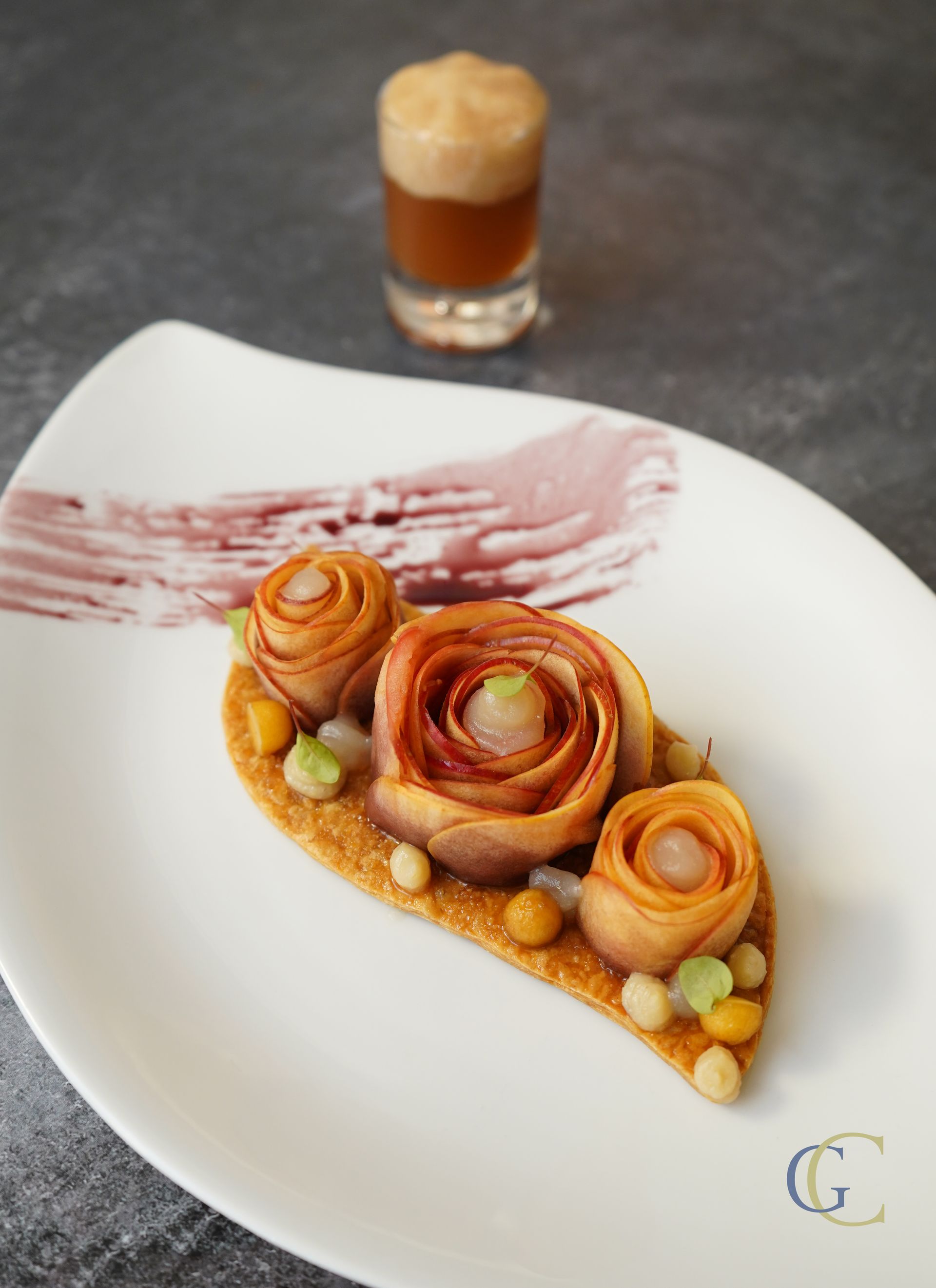 Tarte vigneronne ré-interprétée 