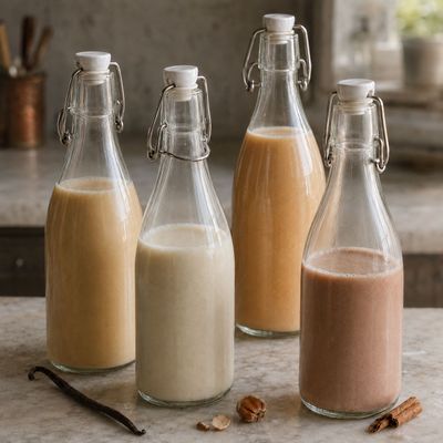 Laits aromatisés traditionnels