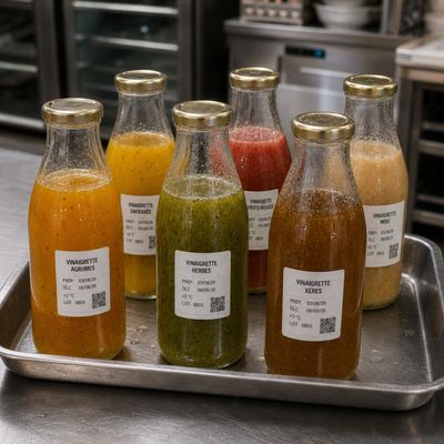 Vinaigrettes modernes, parfumées, acidulées.