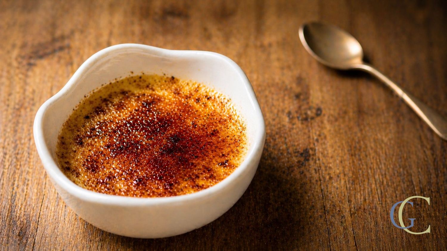 Crème brûlée au foie gras du Périgord