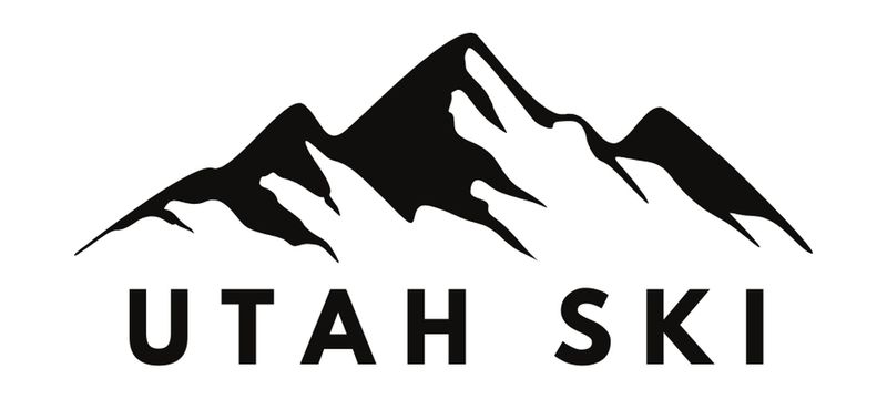 Autocollant vinyle montagnes Ski Utah
