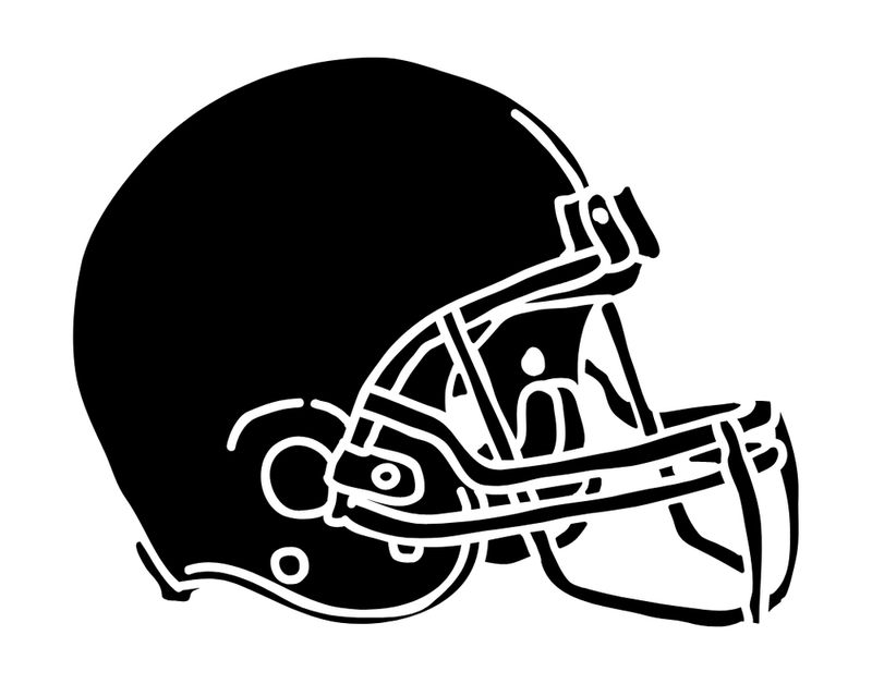 Autocollant vinyle Design de Casque de Football