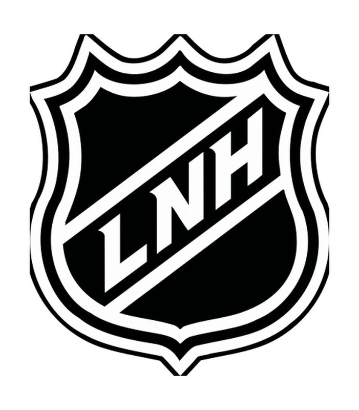Autocollant en vinyle logo LNH