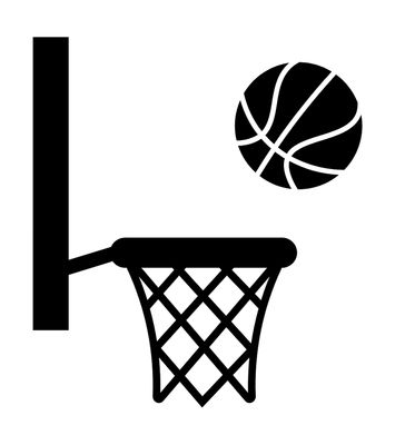 Autocollant Panier de Basketball