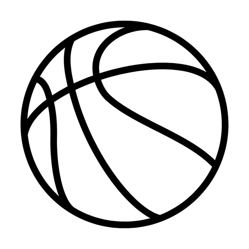 Autocollant Ballon de Basket