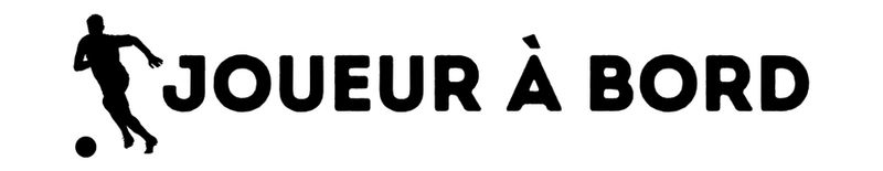 Silhouette d'un joueur de soccer avec le texte "Joueur de soccer à bord"