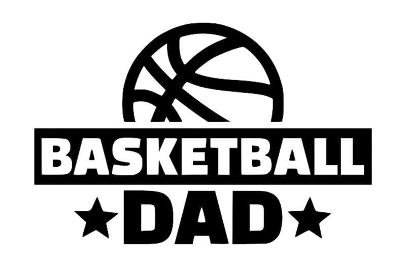 Autocollant Basketball Dad