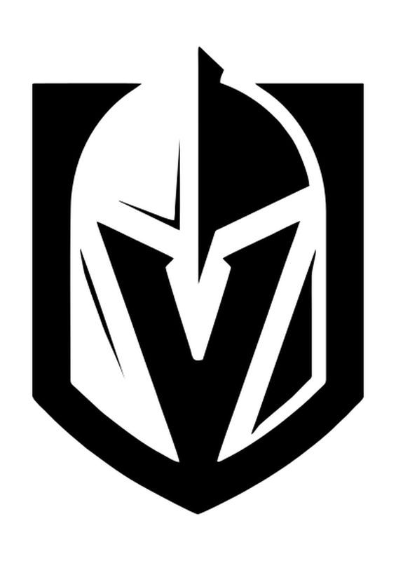 Autocollant en vinyle logo des Golden Knights de Las Vegas