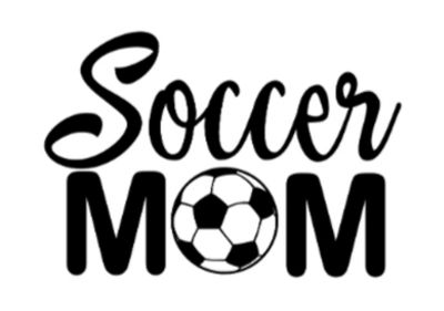 Soccer Mom designs with soccer balls and hearts