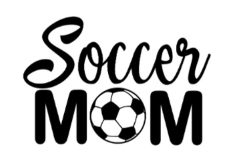 Designs Soccer Mom avec des ballons de soccer et des cœurs