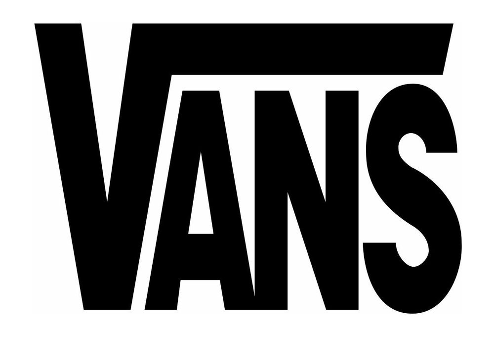 Vans logo decal for skaters.