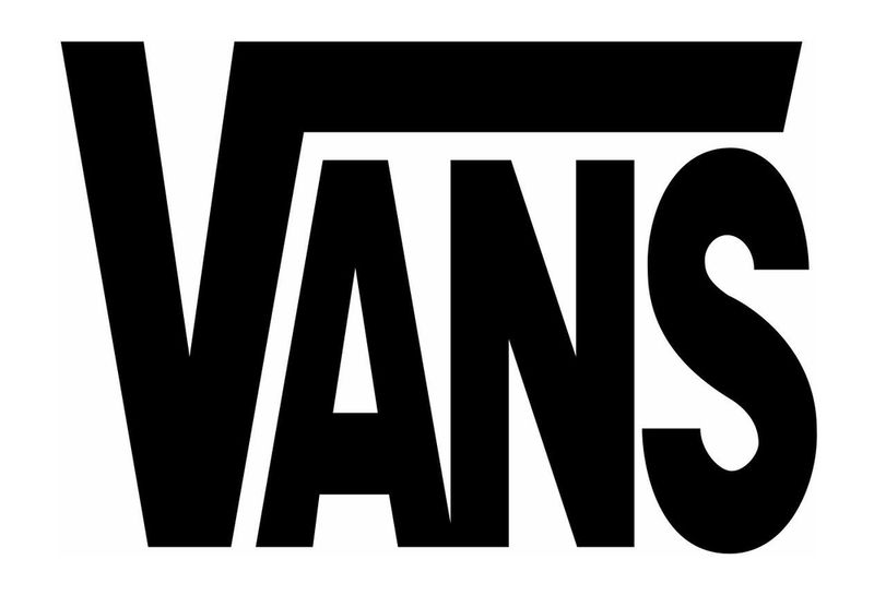 Autocollant logo Vans pour skateurs.