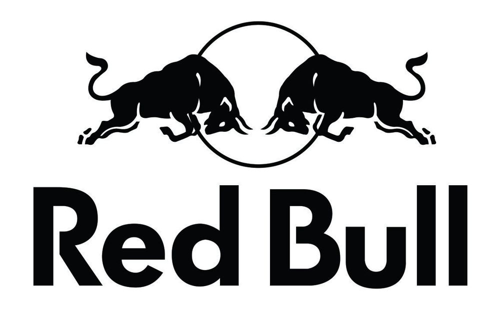 Red Bull logo decal