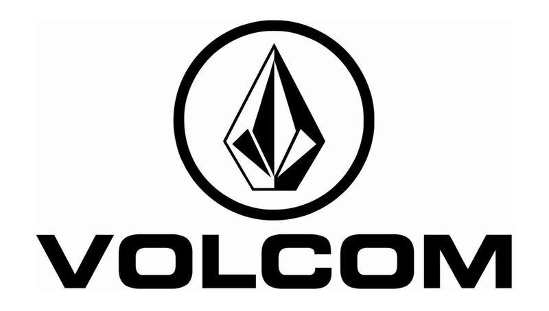 Autocollant logo Volcom pour skateurs.