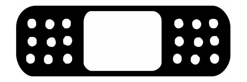Band Aid Skateboards logo decal