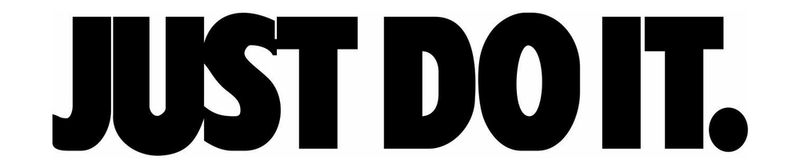 Autocollant Just Do It Nike