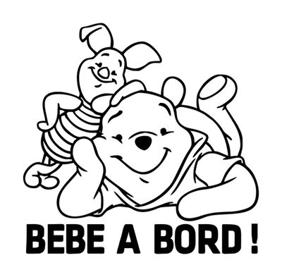 Bébé à bord Winnie the Pooh