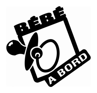 Bébé à  bord sucette