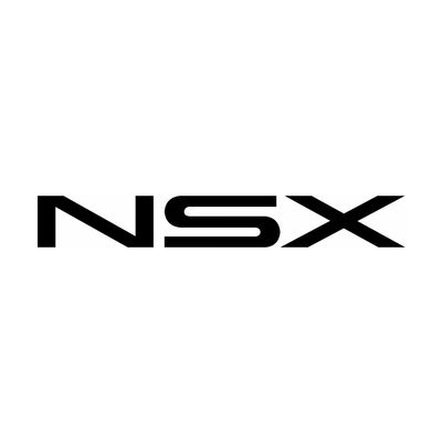 Durable vinyl Acura NSX logo sticker
