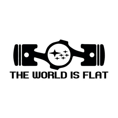 The world is flat Subaru