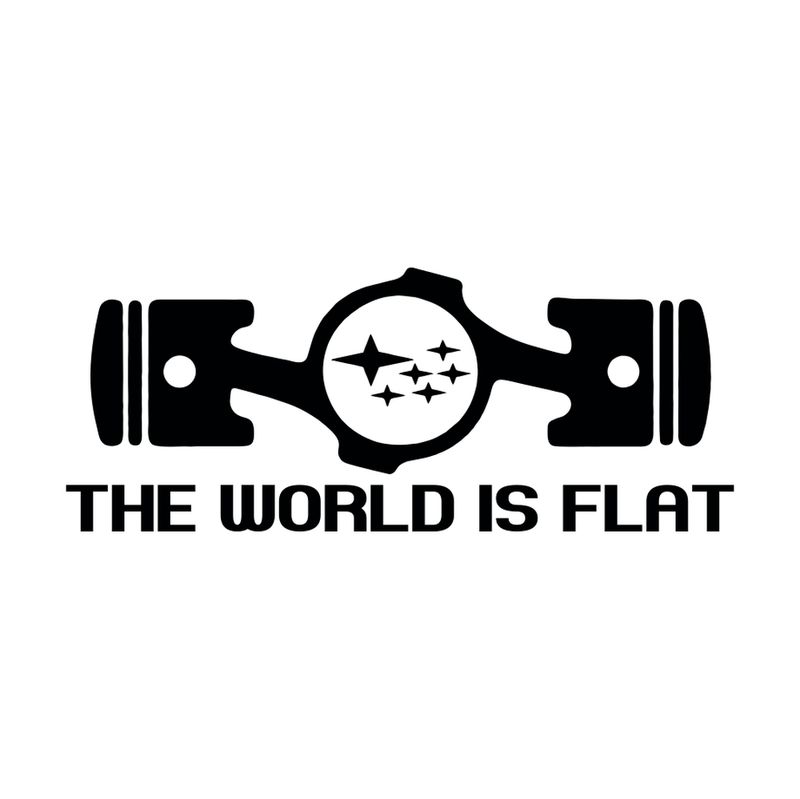 The world is flat Subaru