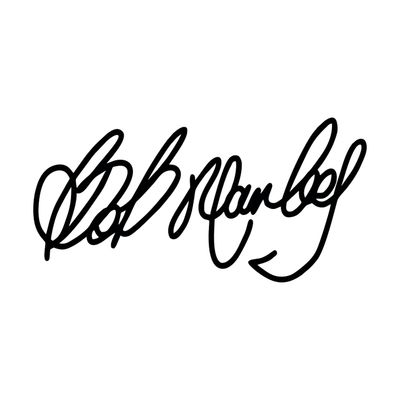 Bob Marley autographe